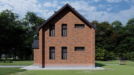 Двухэтажный дом из кирпича К2 - 112 м² – 3