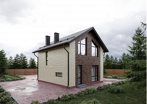 Двухэтажный кирпичный дом К2 - 104 м² – 2