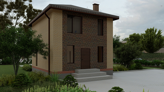 Двухэтажный кирпичный дом К2 - 105 м² – 4